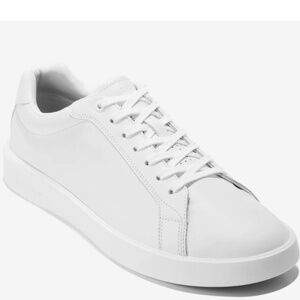 Cole Haan Grand Crosscourt leather Sneaker Minimalist Design 10.5 white